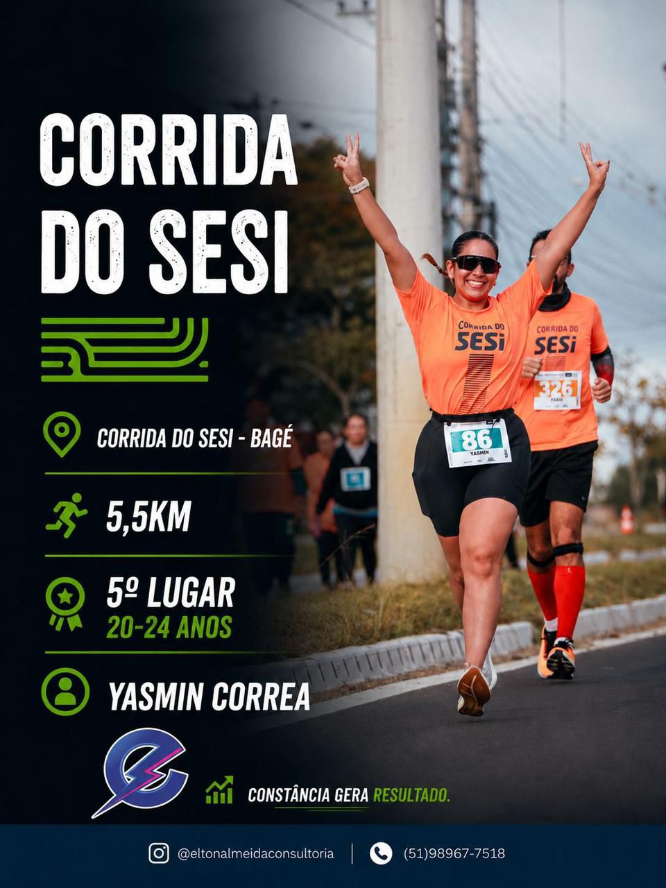 Prova real de acompanhamento esportivo