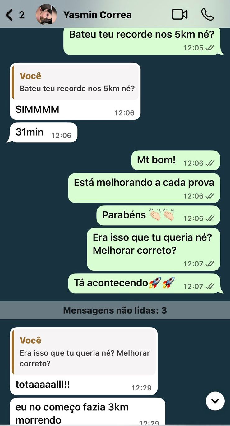 Prova real de métrica de aluno